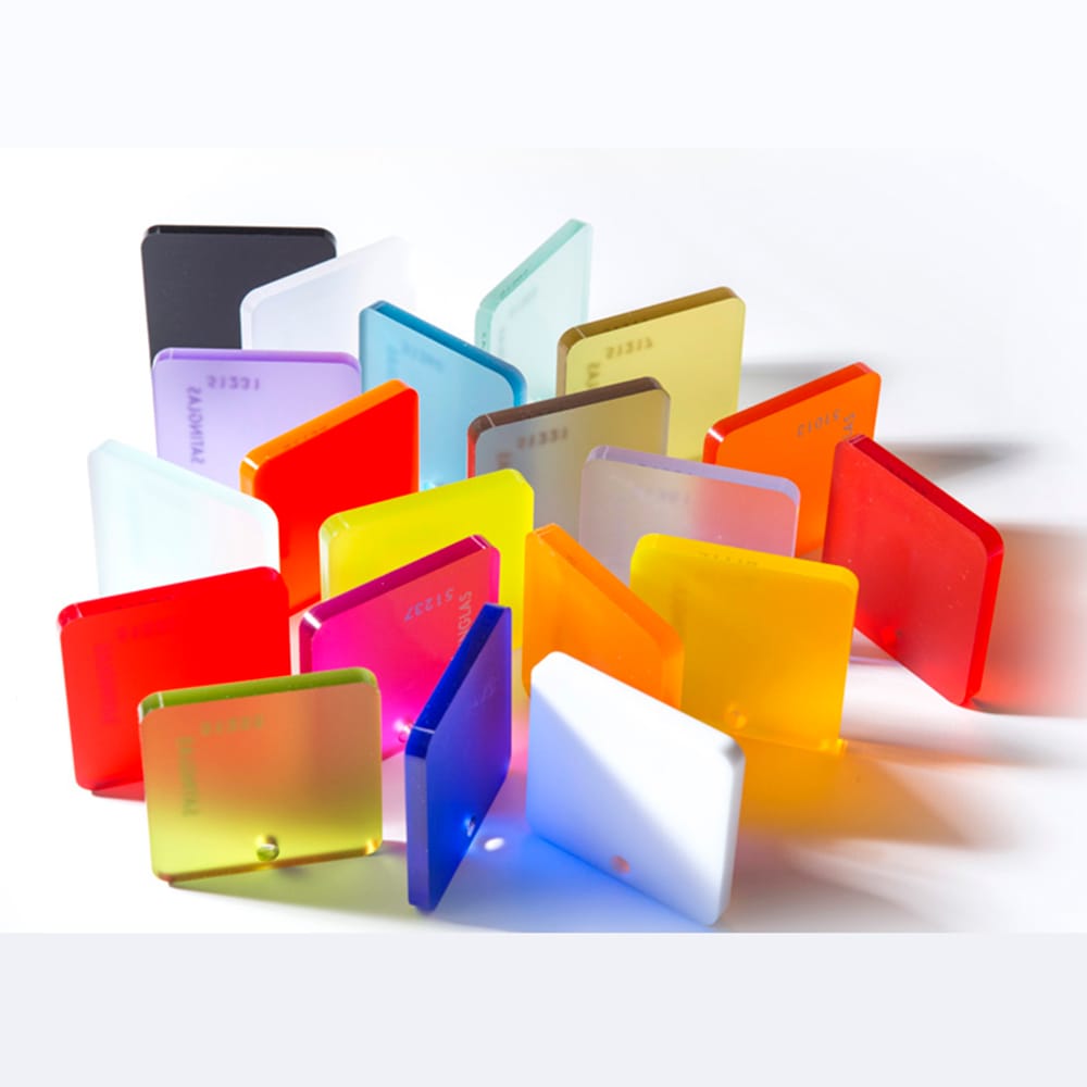 satijn acrylaat kleuren